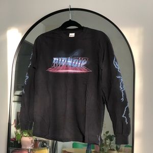 Ripndip Black “Metallica” Rock Lightning Long Sleeves Tee